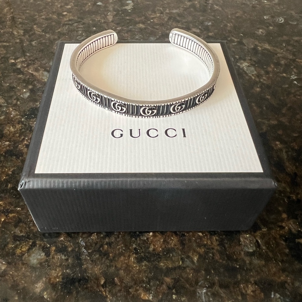 Gucci Logo Cuff Bracelet